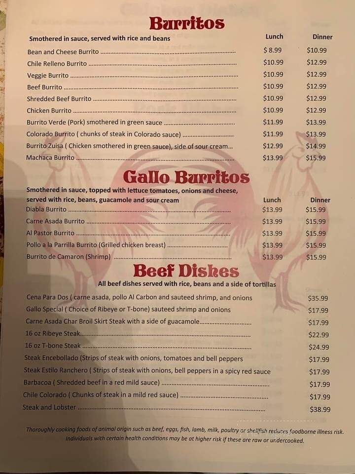 Los Gallos Mexican Restaurant - Fallon, NV