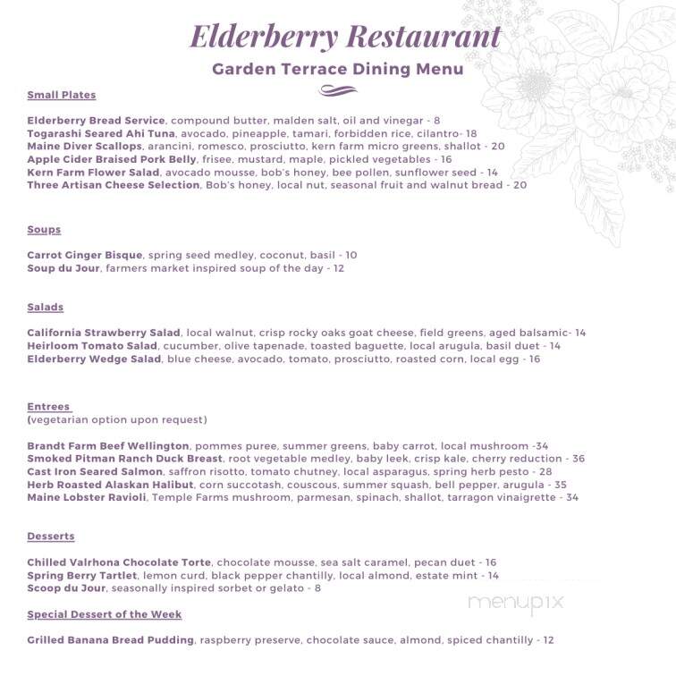 Erna's Elderberry House - Oakhurst, CA