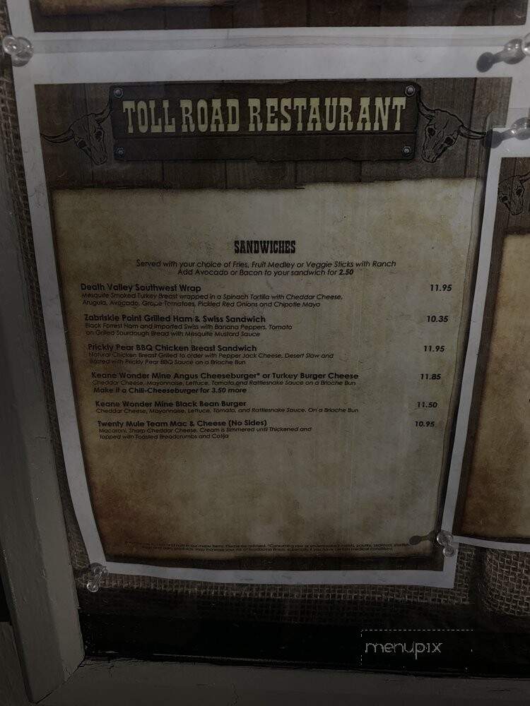 Tollroad Restaurant - Death Valley, CA