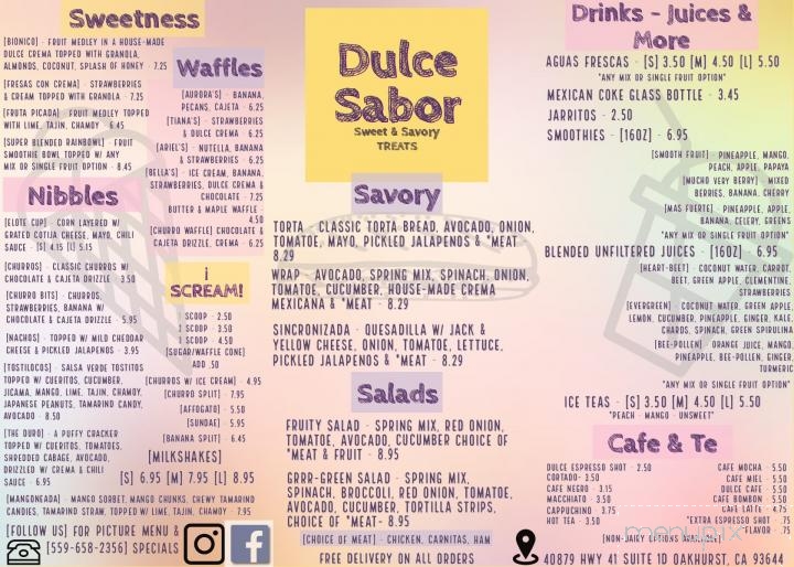 Dulce Sabor - Oakhurst, CA