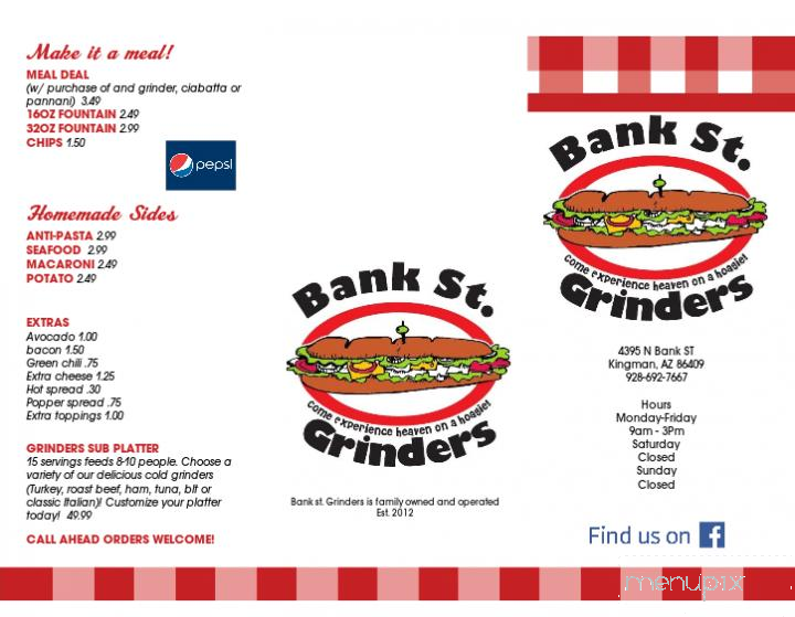 Bank Street Grinders - Kingman, AZ