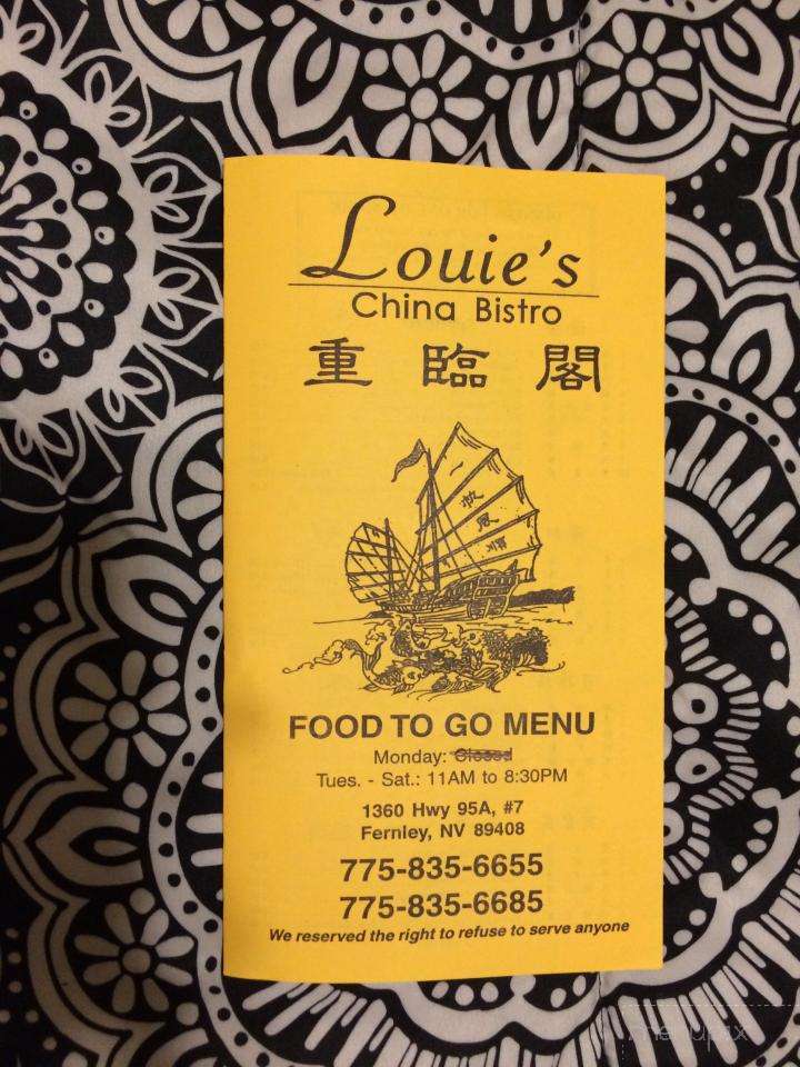 Louie's China Bistro - Fernley, NV